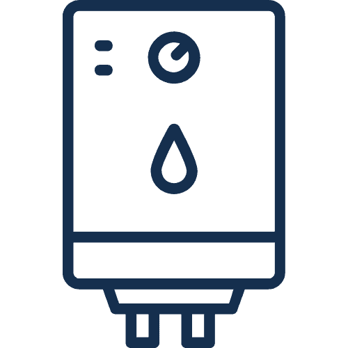 Drawing of a boiler